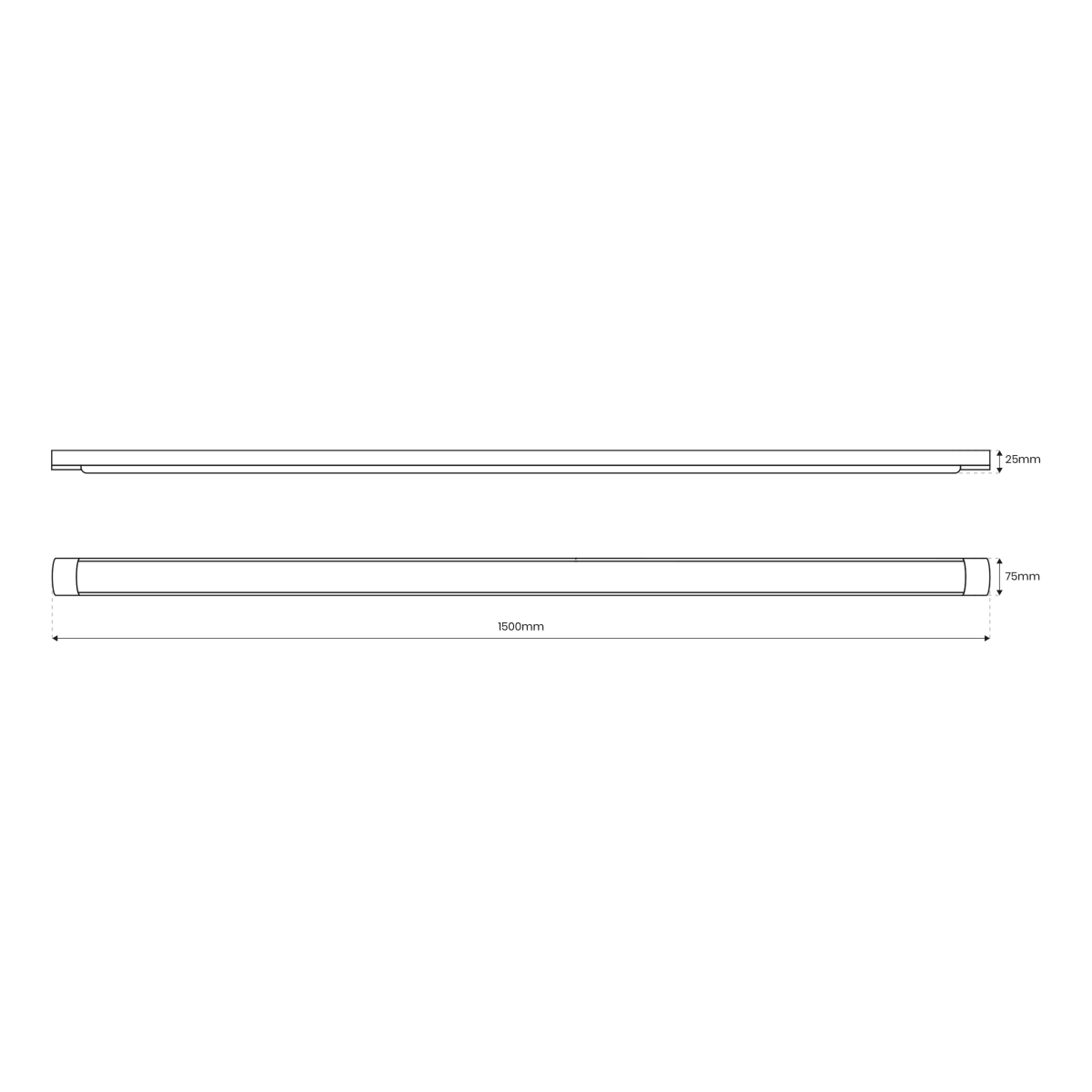 MiLagro Listwa LED Batten 45W 150cm 4000K EK9841