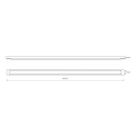 Listwa LED Batten 45W 150cm 4000K wyjątkowy element aranżacji
