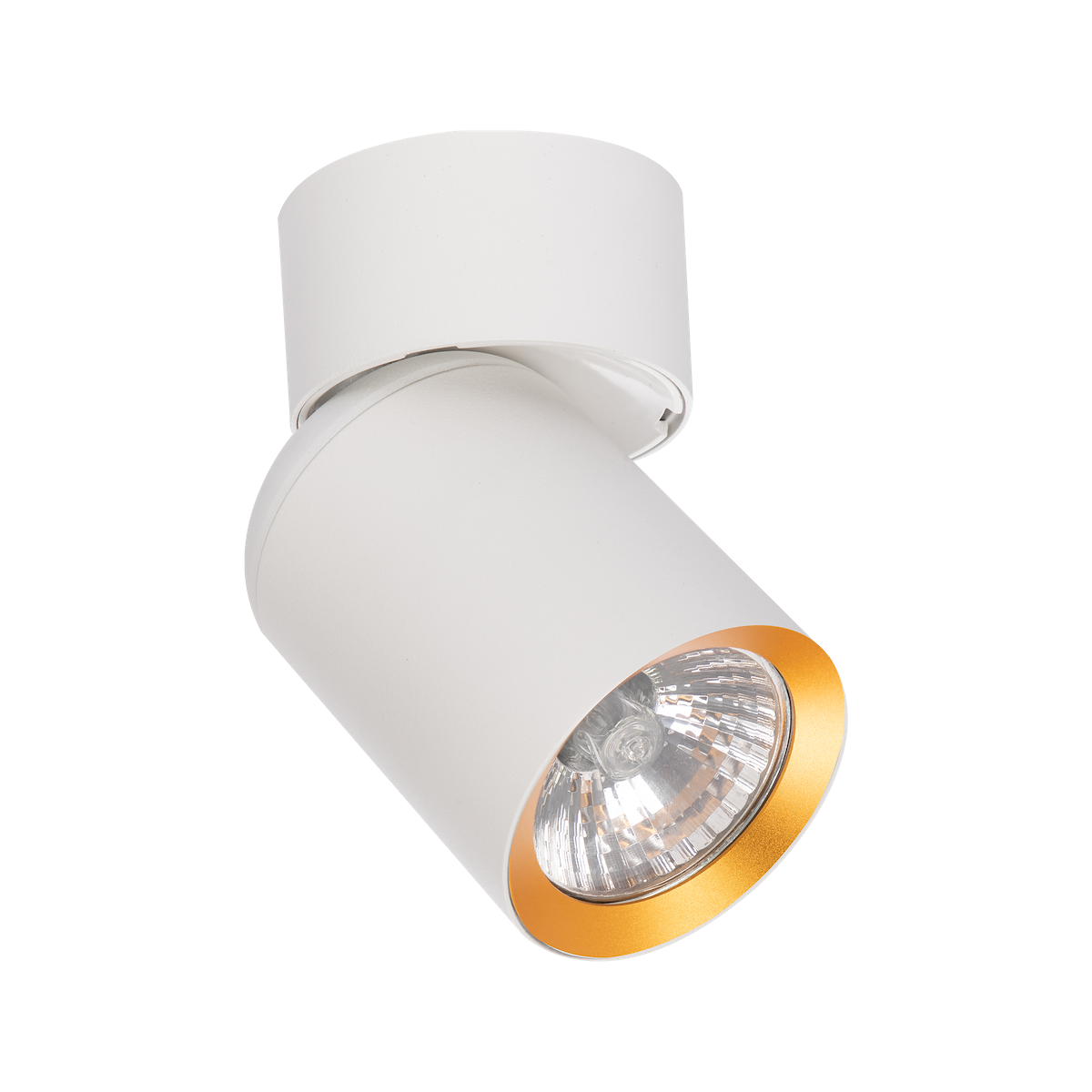 MiLagro Spot Andy 1xGU10 Biały + Złoty ML9932