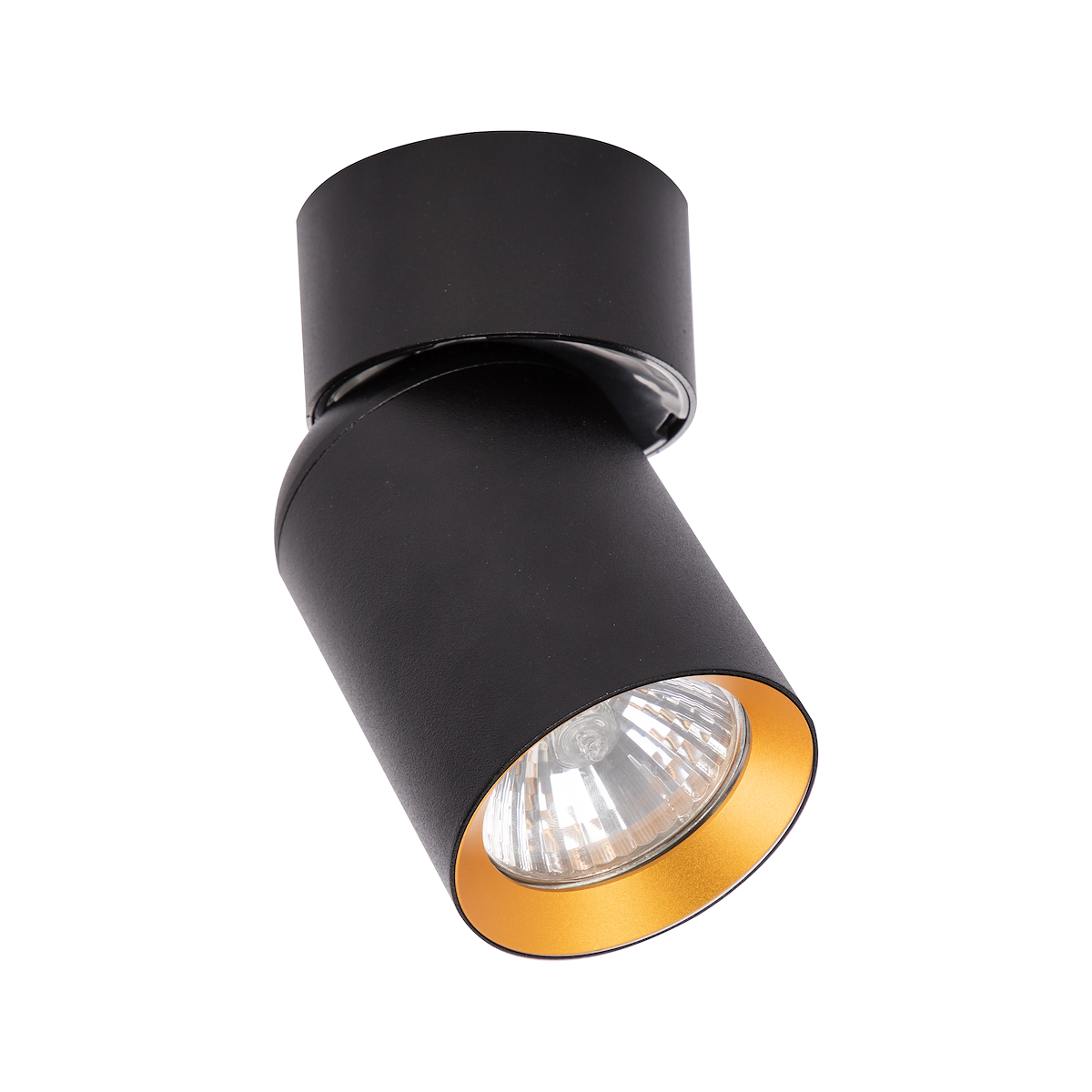 MiLagro Spot Andy 1xGU10 Czarny + Złoty ML9933