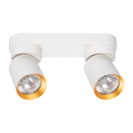 Lampa Andy 2xGU10 biały złoty nastrojowe światło