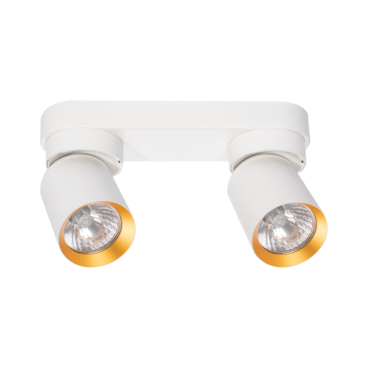 Lampa Andy 2xGU10 biały złoty nastrojowe światło