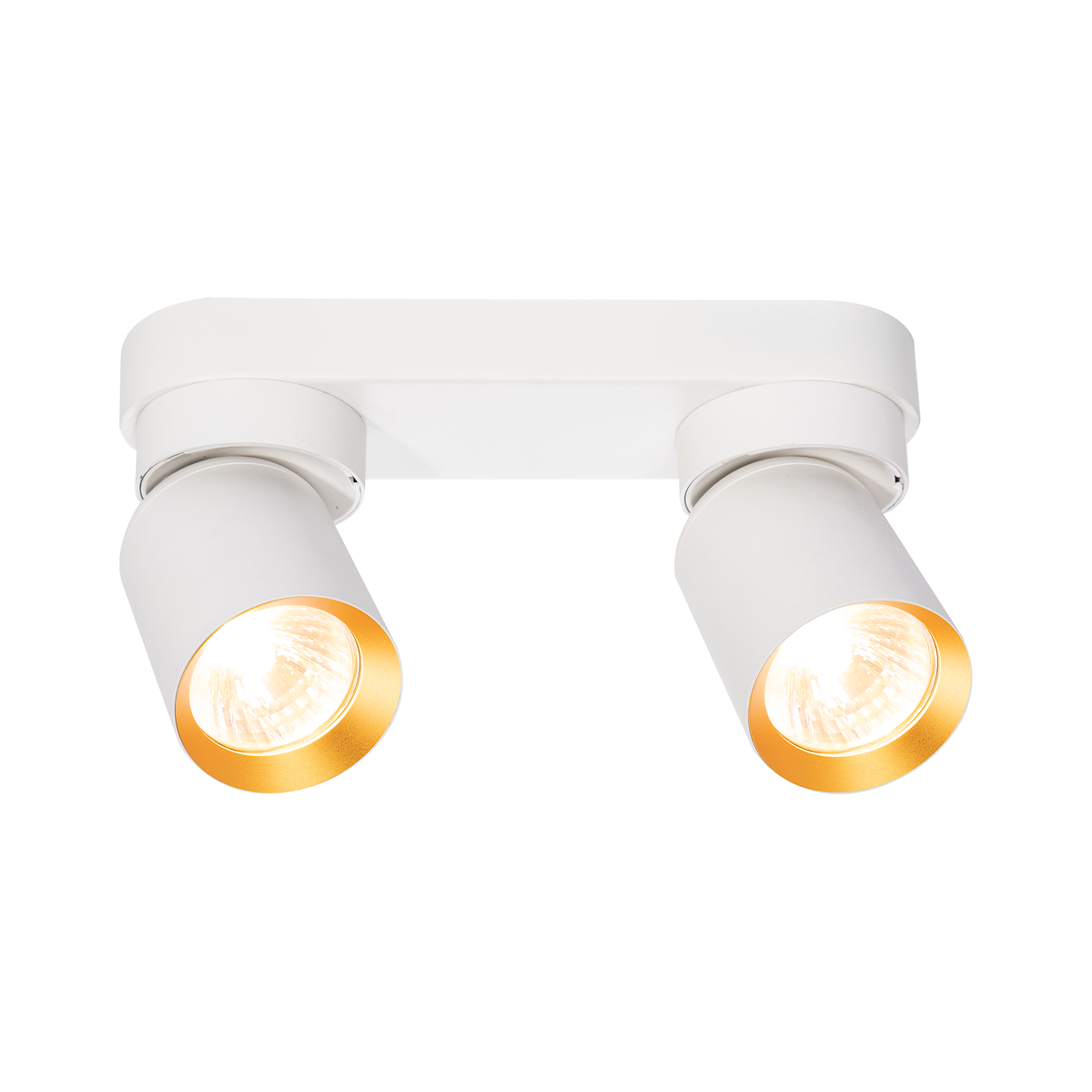 Lampa Andy 2xGU10 biały złoty nastrojowe światło