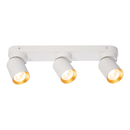 Lampa Andy 3xGU10 biały złoty oryginalne źródło światła