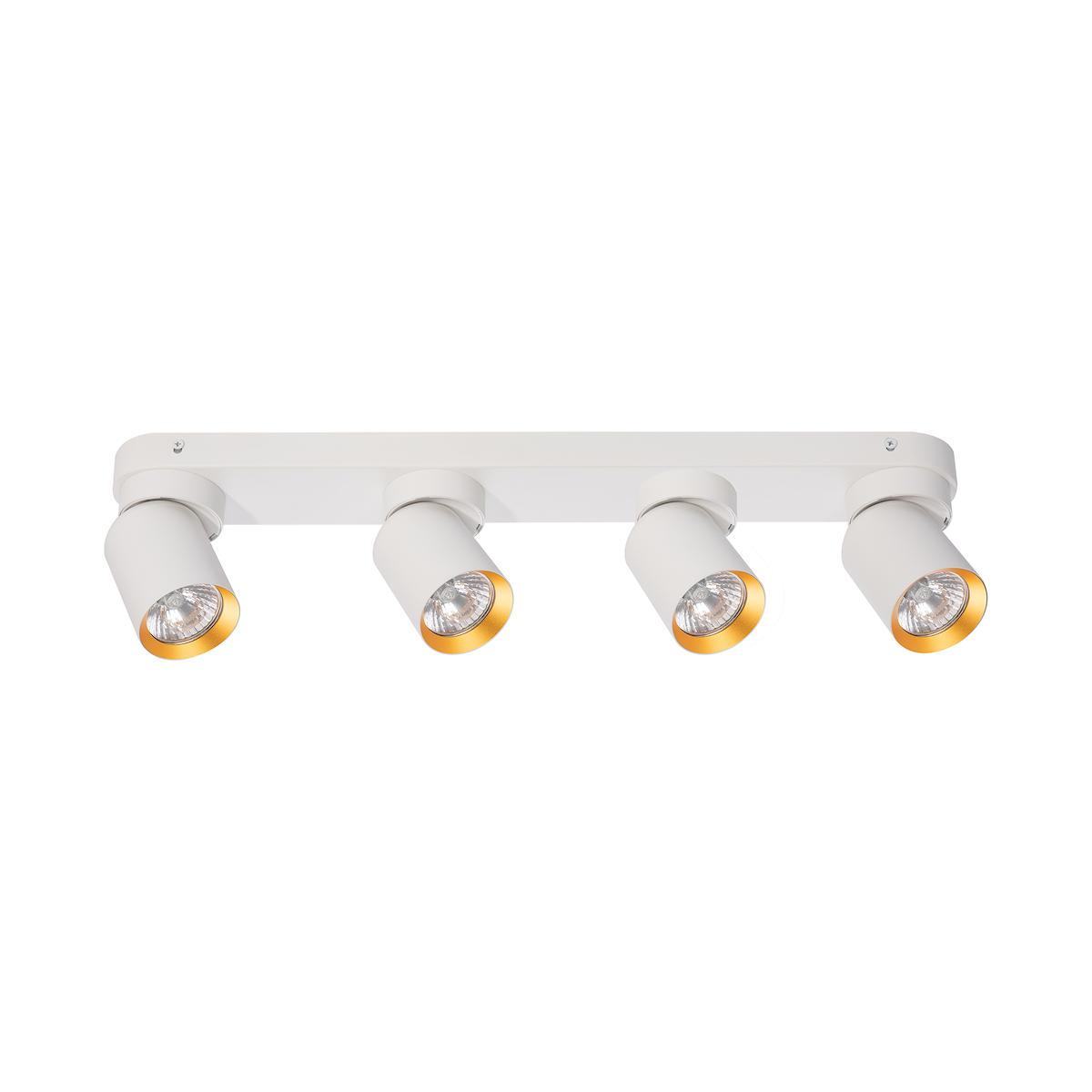 Lampa Andy 4xGU10 biały złoty światło podkreślające charakter wnętrza