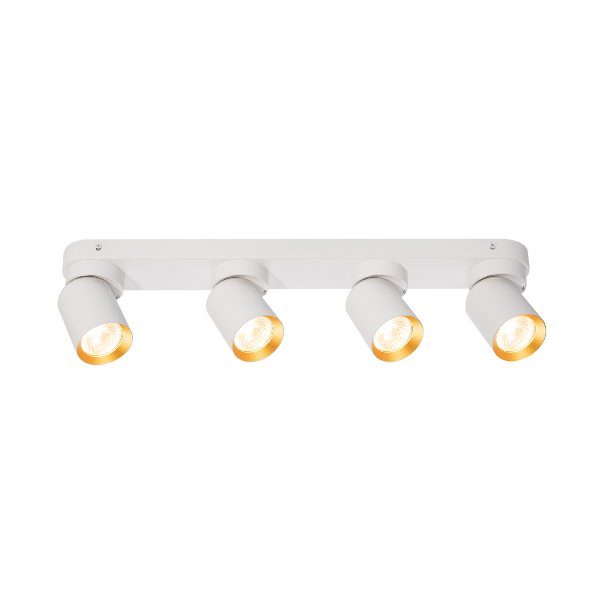 Lampa Andy 4xGU10 biały złoty światło podkreślające charakter wnętrza