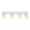Lampa Andy 4xGU10 biały złoty światło podkreślające charakter wnętrza