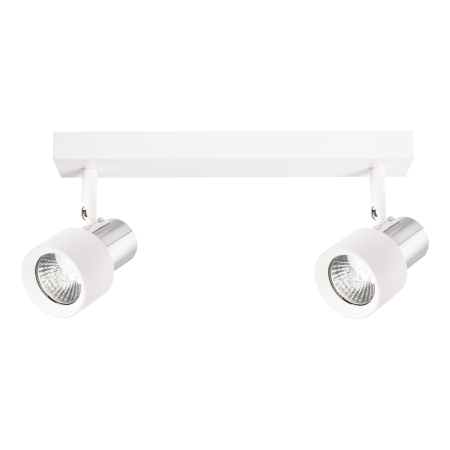 Lampa Cino 2xGU10 biały chrom designerskie oświetlenie