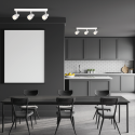 Lampa Cino 3xGU10 biały chrom ekskluzywne oświetlenie