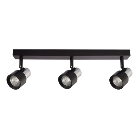 Lampa Cino 3xGU10 czarny chrom nowoczesne oświetlenie