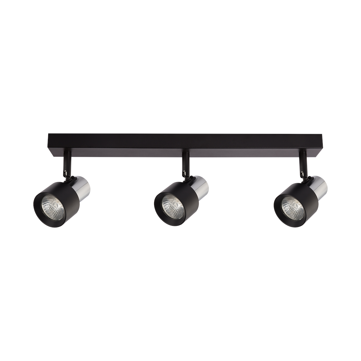 Lampa Cino 3xGU10 czarny chrom nowoczesne oświetlenie