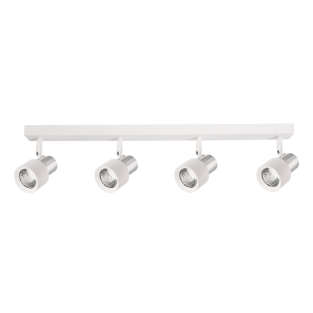 Lampa Cino 4xGU10 biały chrom efektowne oświetlenie
