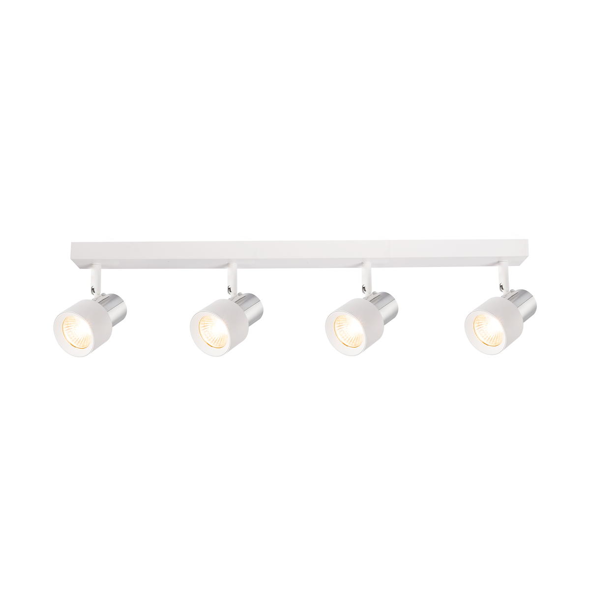 Lampa Cino 4xGU10 biały chrom efektowne oświetlenie