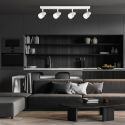 MiLagro Lampa Sufitowa Cino 4xGU10 Biały + Chrom ML9950
