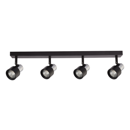 Lampa Cino 4xGU10 czarny chrom dekoracyjne oświetlenie