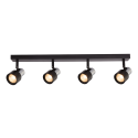 Lampa Cino 4xGU10 czarny chrom dekoracyjne oświetlenie