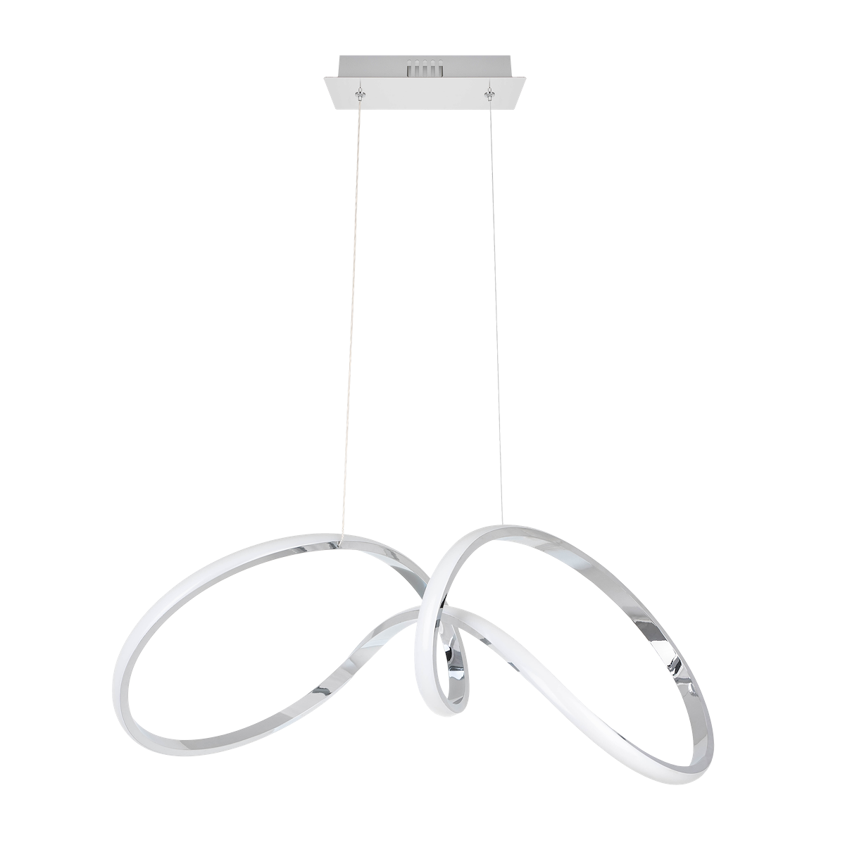 Lampa TESORO CHROME 48W LED dekoracyjne oświetlenie