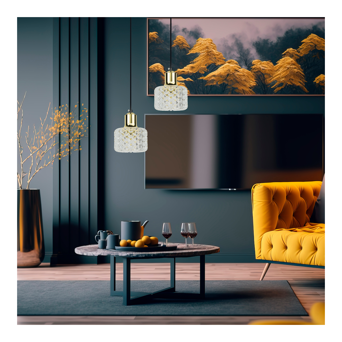 Lampa wisząca LUMI 1xG9 ekskluzywne oświetlenie