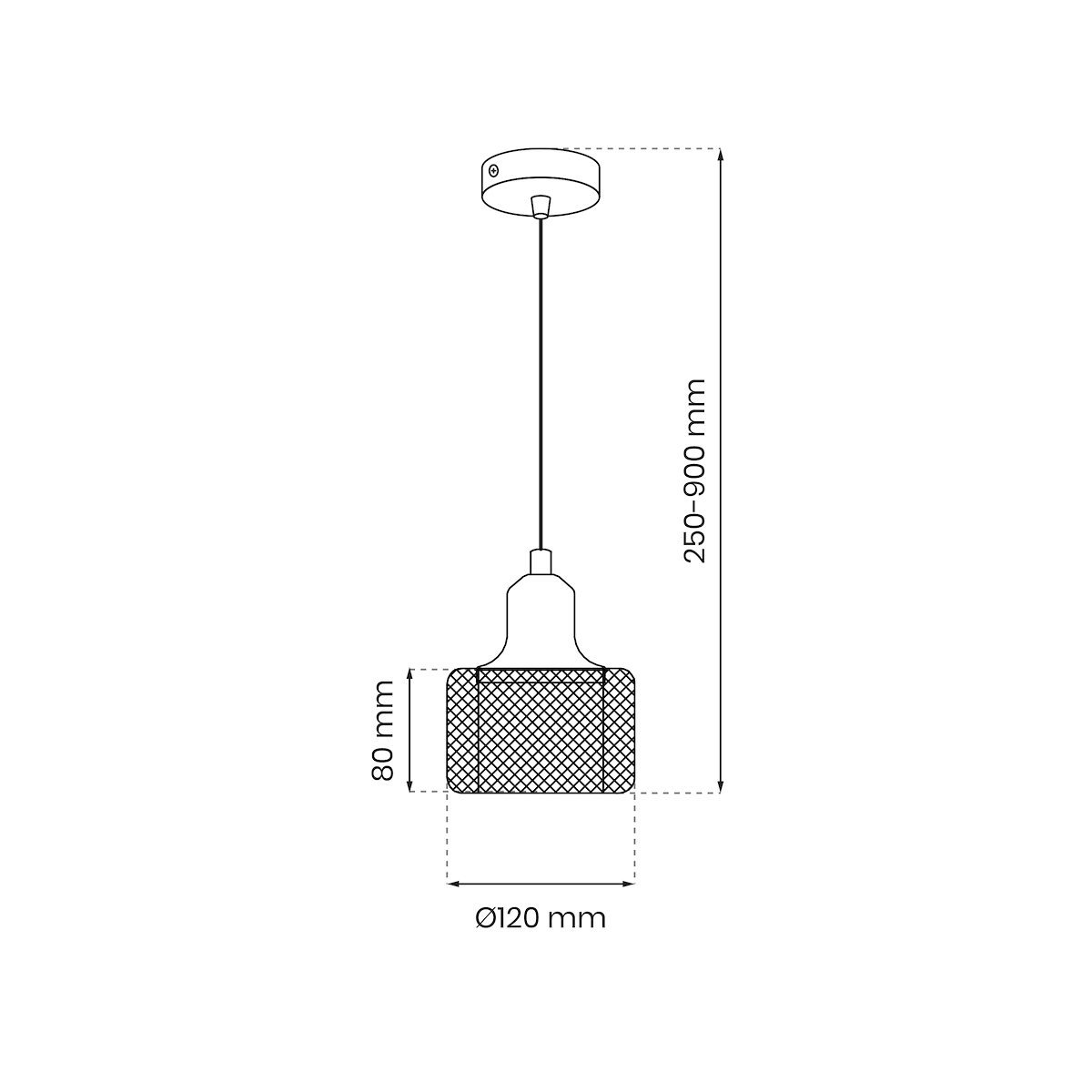 Lampa wisząca LUMI 1xG9 ekskluzywne oświetlenie
