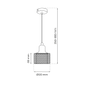 MiLagro Lampa wisząca LUMI 1xG9 ML9747