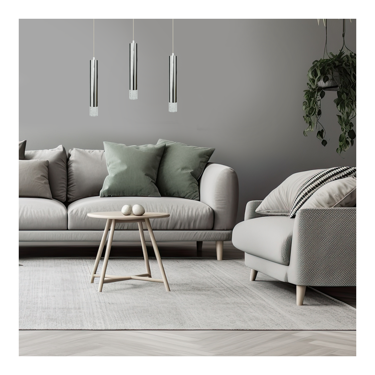 Lampa TUBI CHROM 1xGU10 wyjątkowe oświetlenie