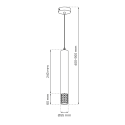 MiLagro Lampa wisząca TUBI CHROM 1xGU10 ML8875