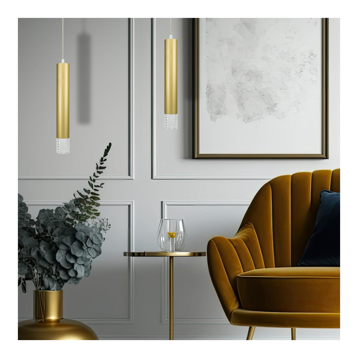 Lampa TUBI GOLD 1xGU10 unikalne oświetlenie