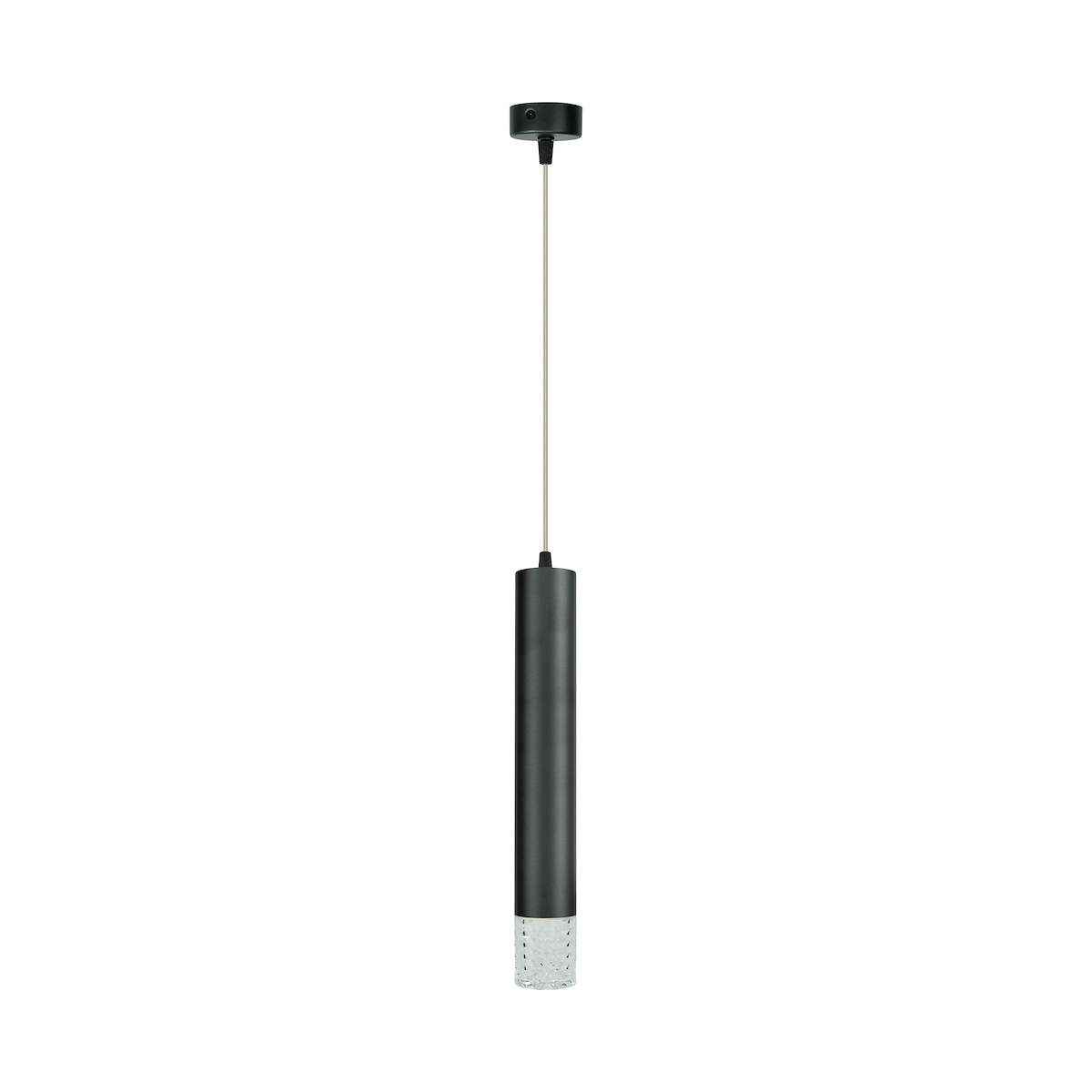 MiLagro Lampa wisząca TUBI BLACK 1xGU10 ML8877
