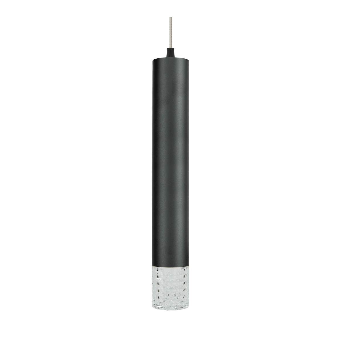 MiLagro Lampa wisząca TUBI BLACK 1xGU10 ML8877