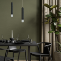 MiLagro Lampa wisząca TUBI BLACK 1xGU10 ML8877