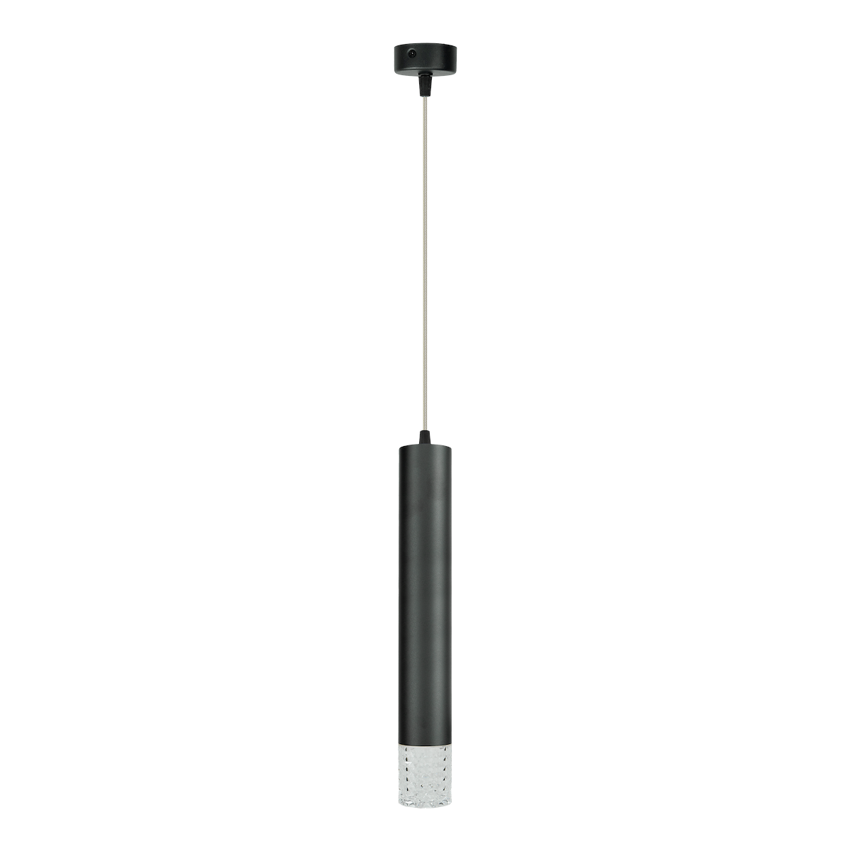 MiLagro Lampa wisząca TUBI BLACK 1xGU10 ML8877