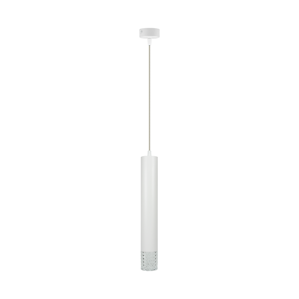 Lampa TUBI Biała 1xGU10 stylowe oświetlenie