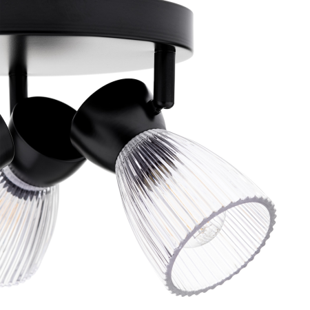 Lampa BEST BLACK ROUND 3xE14 nastrojowe światło