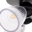 MiLagro Lampa sufitowa BEST BLACK 3xE14 (round) ML9973