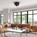 Lampa BEST BLACK ROUND 3xE14 nastrojowe światło