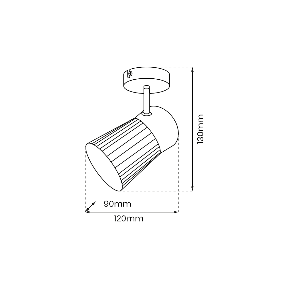 MiLagro Kinkiet BEST GOLD 1xE14 ML9974