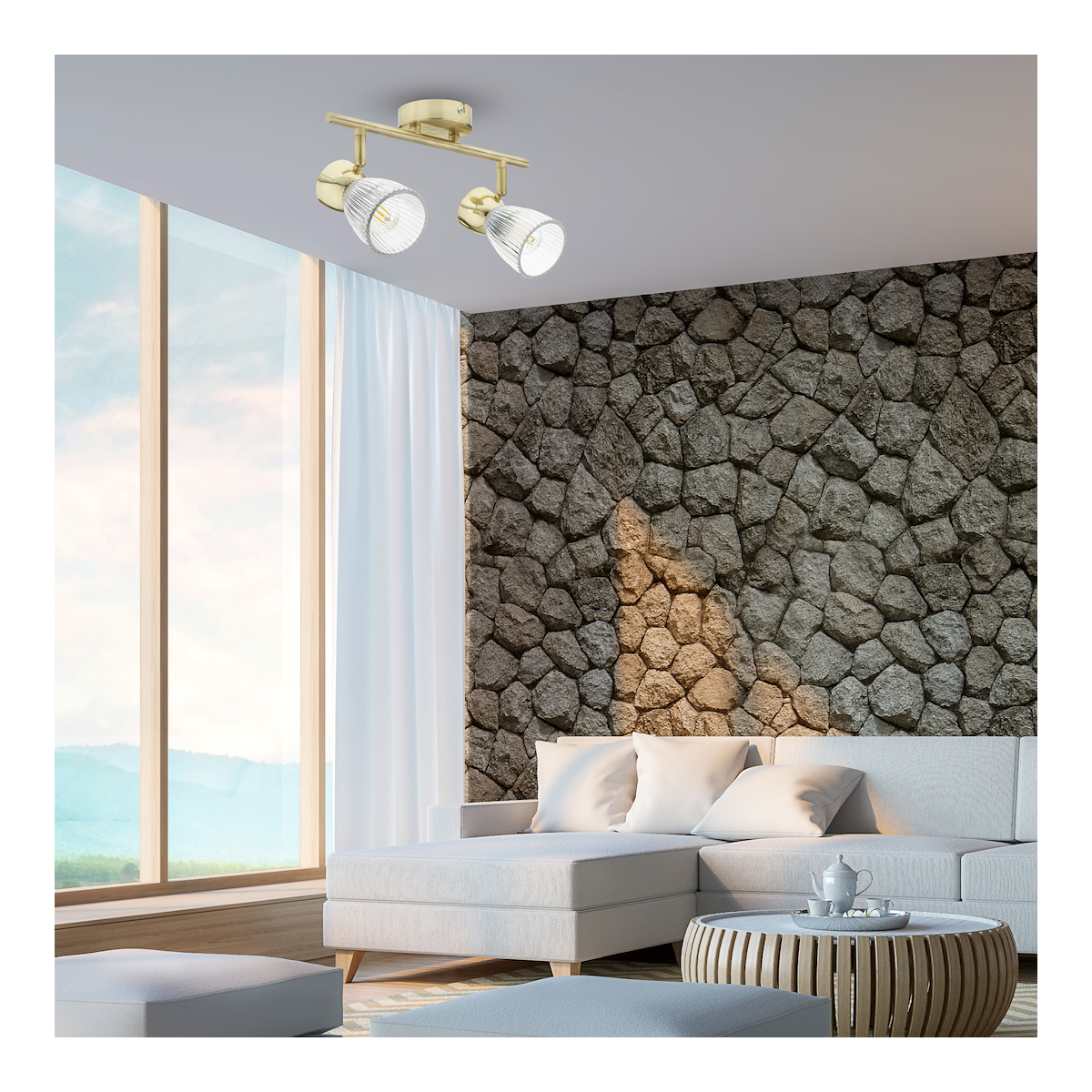 Lampa BEST GOLD 2xE14 oryginalne źródło światła