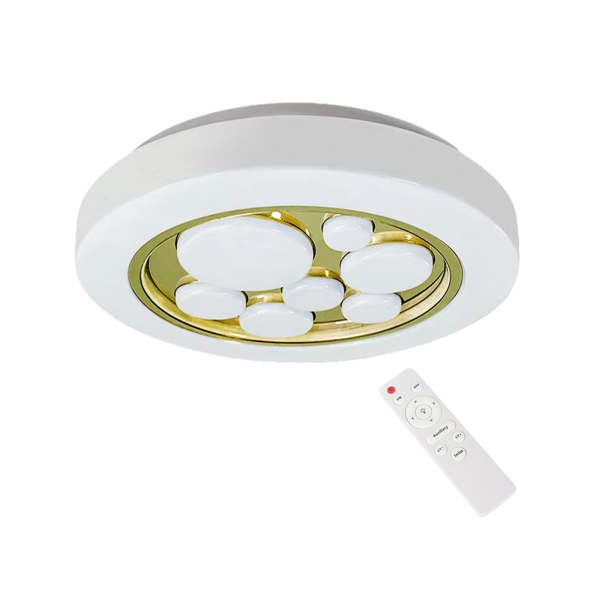 MiLagro Plafon BUBBLES GOLD 30W  O390 mm ML8128