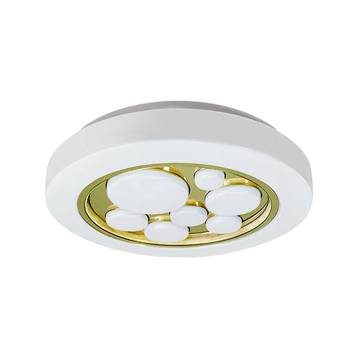 MiLagro ML8128 BUBBLES GOLD plafon LED 30W nastrojowe światło