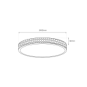 MiLagro ML8499 SHINY CLEAR plafoniera LED dekoracyjne oświetlenie