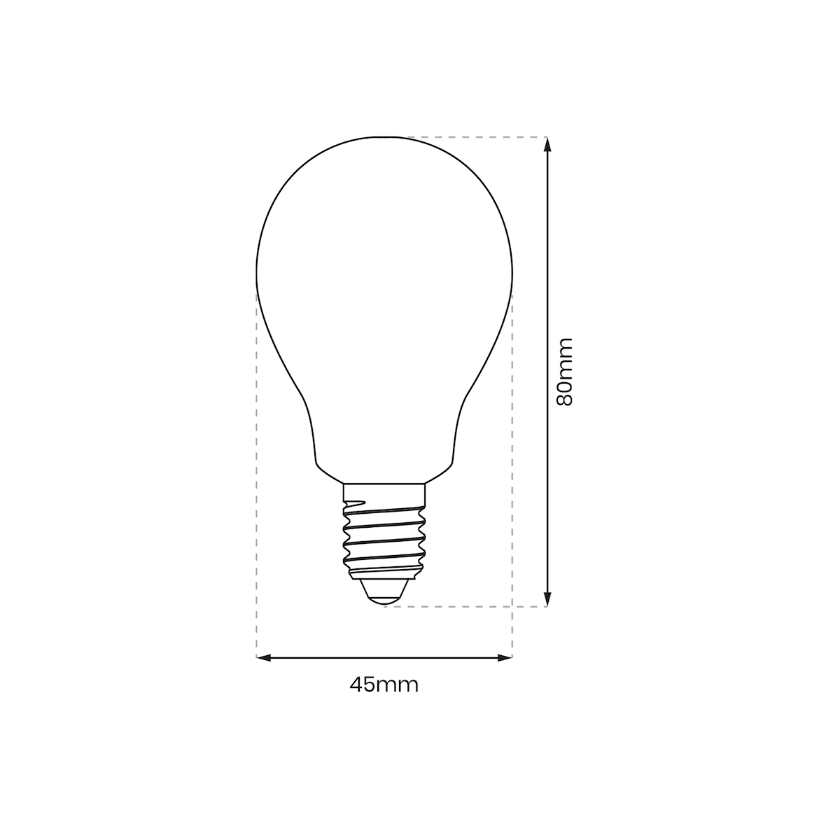 MiLagro EKZA0216 żarówka LED E14 5W 4000K światło podkreślające chara