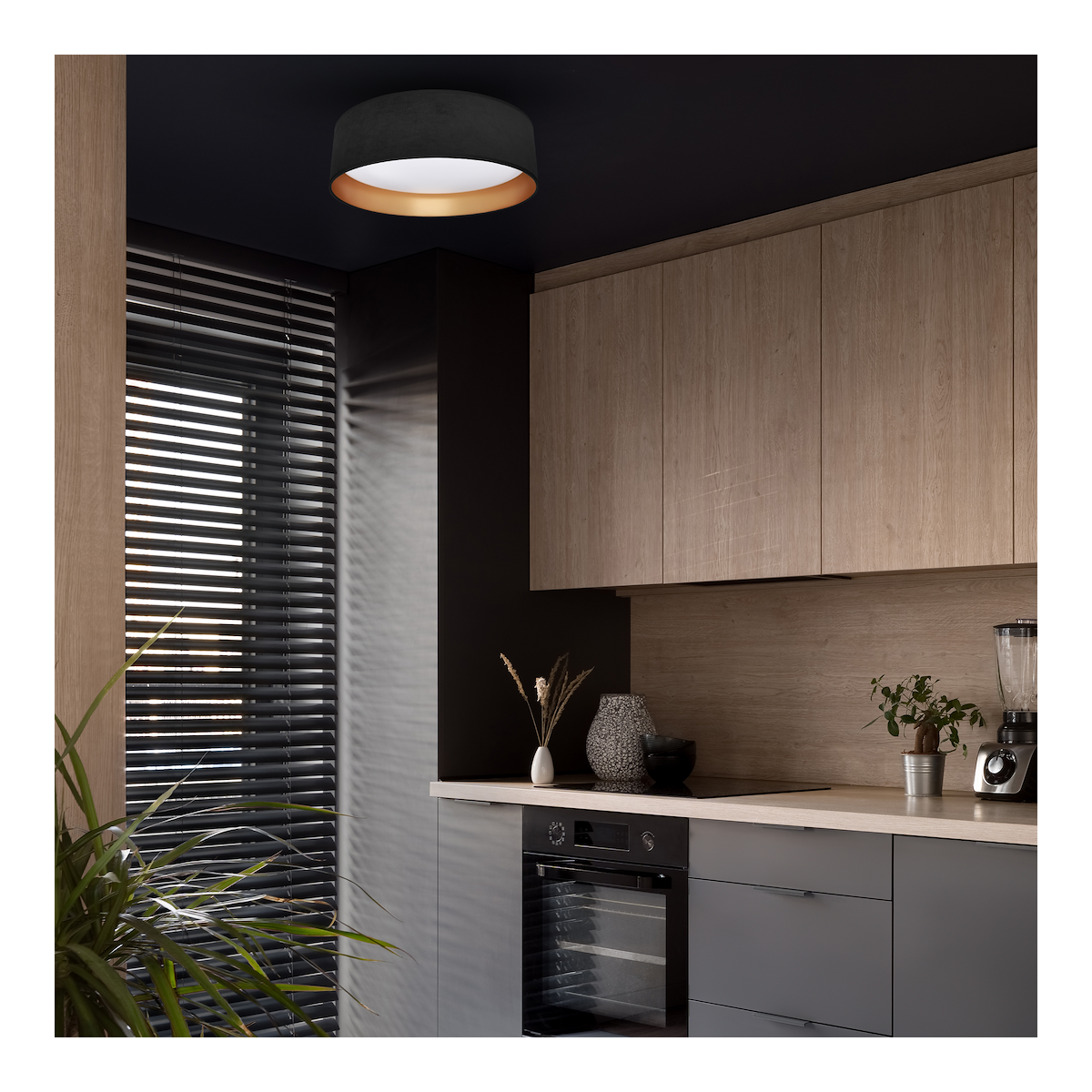 MiLagro Plafoniera RONDO BLACK 18W LED ML7070