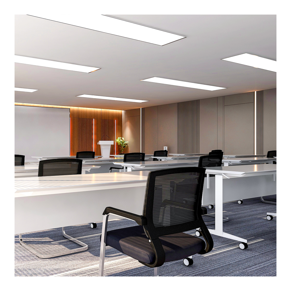 MiLagro EKP0243 panel LED 40W 120x30 4000K niepowtarzalne oświetlenie