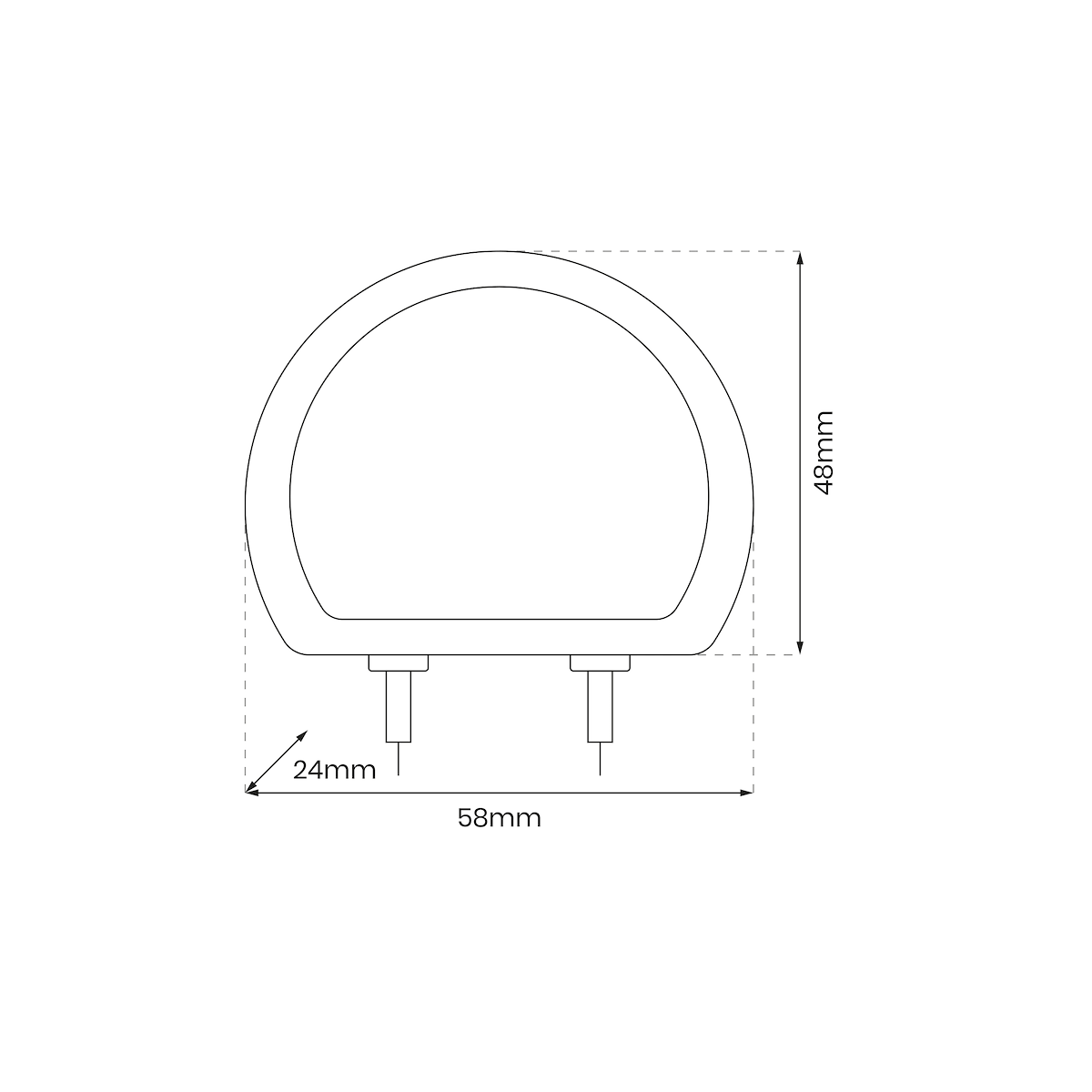 MiLagro EKZAS0235 zasilacz LED 15W IP67 12V stylowe lampy sufitowe