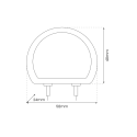 MiLagro EKZAS0235 zasilacz LED 15W IP67 12V stylowe lampy sufitowe