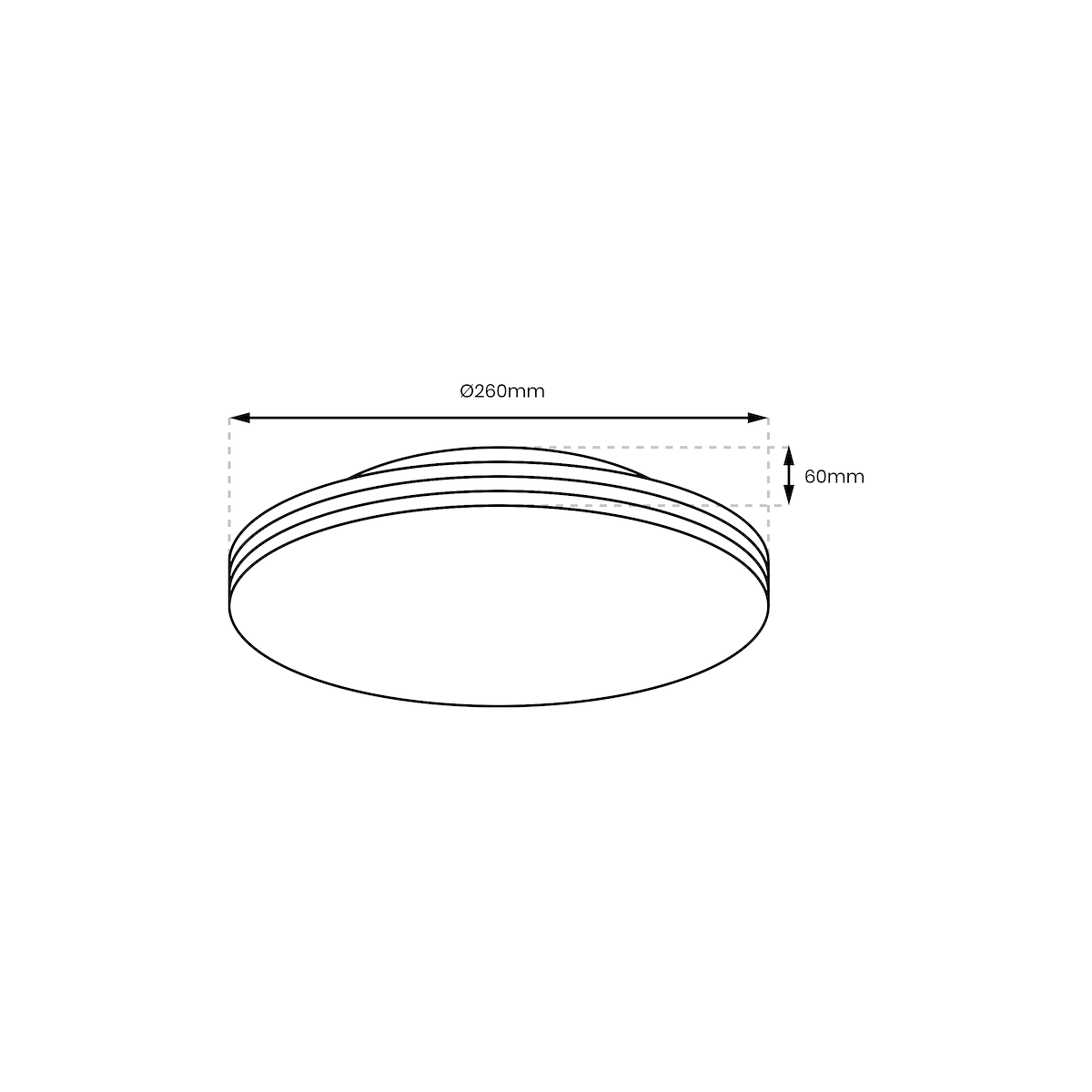 MiLagro ML0250 BEVER plafon LED IP44 10W stylowe lampy sufitowe