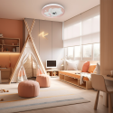 MiLagro Plafoniera BEAR PINK 34W LED O490 mm ML0247