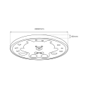 MiLagro ML0247 BEAR PINK plafoniera LED designerskie lampy LED