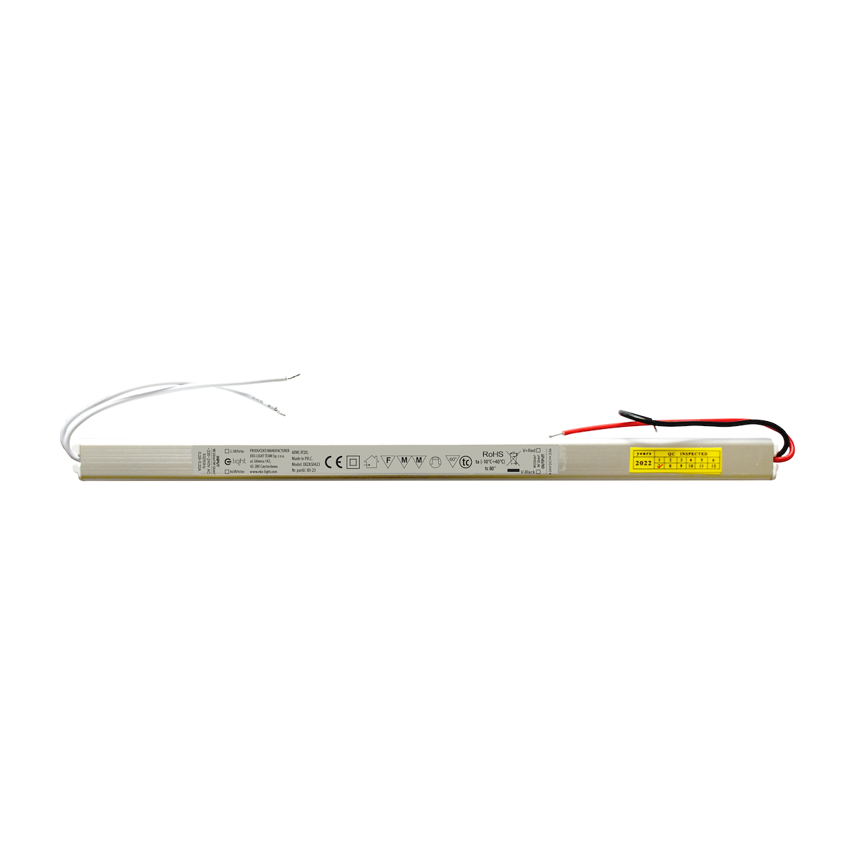 MiLagro EKZAS0423 zasilacz LED Slim 60W 24V unikalne oświetlenie