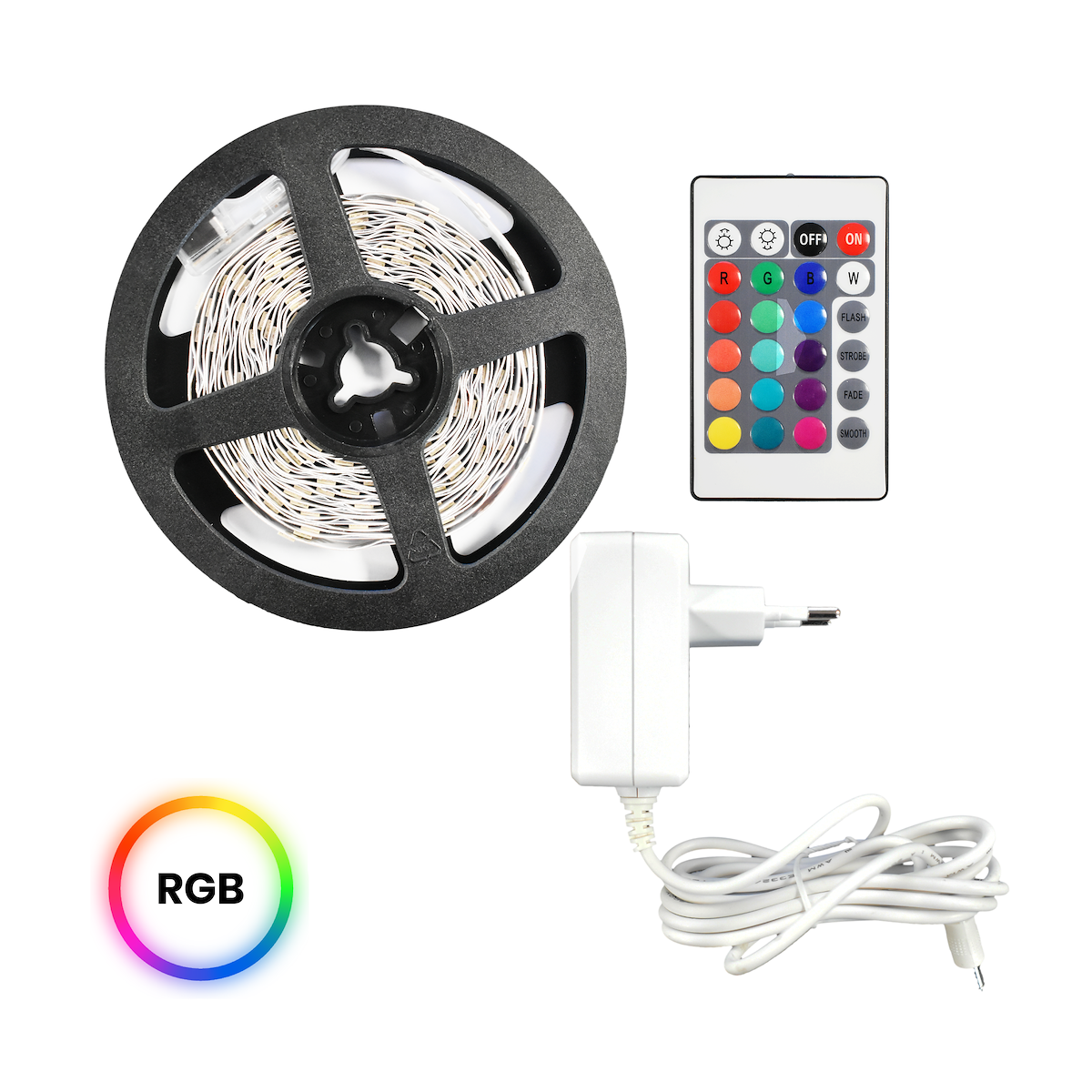 MiLagro EKZ0447 zestaw LED RGB 5m IP54 unikalne oświetlenie